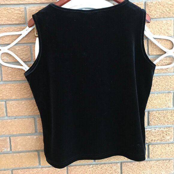 Tradition Ladies Black Dress Top Size Large - Picture 2 of 2